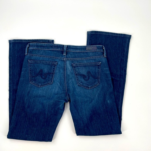 AG Adriano Goldschmied The Angel Bootcut Dark Wash  Midrise Y2K Denim - Picture 9 of 12